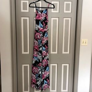 Tropical flower jumpsuit